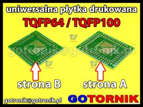 Uniwersalna płytka drukowana TQFP64 / TQFP100