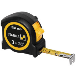 Stabila 19569 BM 100 Compact Pocket Tape 3m/10ft (Width 19mm)