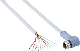 Złącze i kabel ze złączem Złącze M12 liczba rdzeni 12 długość 5m Rodzaj A Żeńskie