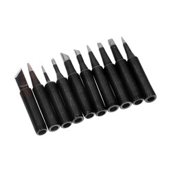 10 pcs 900M-T- BLACK Tips for Aoyue Repro Yihua Zhaoxin Xytronic Quick WEP Soldering Irons