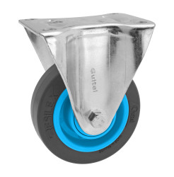 Koło samonastawne średnica kabla 100mm Płyta Guitel Hervieu 200kg wysokość całkowita 132mm