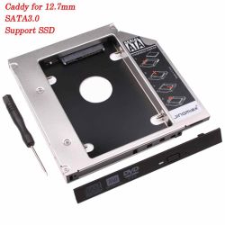 KIESZEŃ NA DRUGI DYSK RAMKA 2,5 HDD SSD SATA 12,7