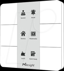 WS136-868M LoRaWAN control panel, 6 buttons