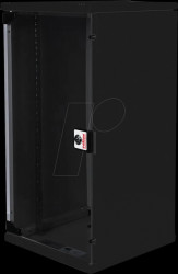 26210195 10-inch wall-mounted enclosure, 12 U, 300 mm depth, black