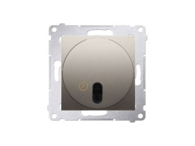 SIMON 54 Wyłącznik czasowy z przekaźnikiem złoty mat opóźnienie wyłączenia od 30 sek. do 99 min. DWC10P.01/44 KONTAKT SIMON