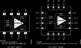 Low Power, Unity Gain Fully Differential Amplifier & ADC Driver