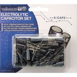 Electrolytic Capacitor Set - 1µF to 1000µF (120pcs)
