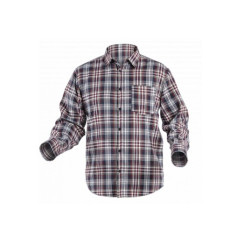 HT5K386-XL ILLER koszula granatowa/czerw. XL (54)