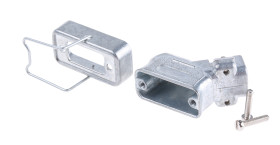 Osłona tylna D-Sub 9 -pinowe Kąt prosty Cinch E