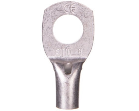 Końcówka oczkowa rurowa 10/M8 miedź cynowana KC10F8 /100szt./