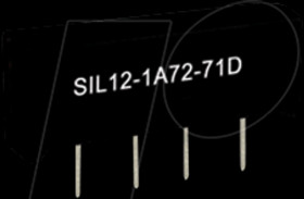 3324175071 Reed relay, SIL, 24 V, 1 NO, 1 A