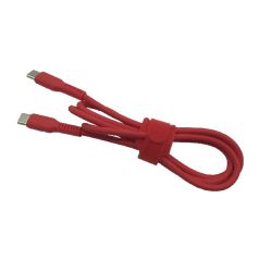 USB TYPE-C TO USB TYPE-C SILICONE POWER CHARGING CABLE - 1 meter length