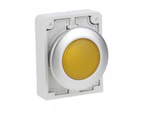 Główka lampki sygnalizacyjnej 30mm płaska zółta M30C-FL-Y 183285