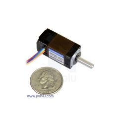 Miniaturowy silnik krokowy - bipolarny, 200 kroków/obr, 6,3V, 0,3A