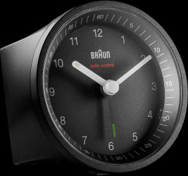 BC07B-DCF Radio controlled alarm clock black