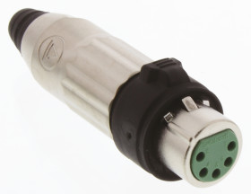 Złącze XLR 5 -pinowe Montaż na kablu Żeński