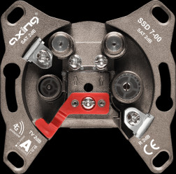 SSD00700 Axing SAT/CATV twin antenna socket