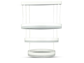 VT-82-3D 92W Lampa wisząca LED barwa: 3000K ściemniana biały 3989 V-TAC