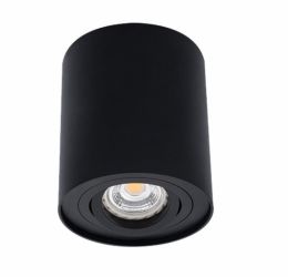 Oprawka sufitowa typu SPOT-ruchoma okrągła czarna