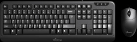 MROS108 Keyboard-/Maus-Kombination, USB, black