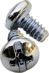 Screw, steel, (L) 15 mm, silver, for enclosure, 1421J6