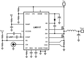 5.5-65V Wide Vin, Current Mode Synchronous Buck Controller with Analog Current Monitor