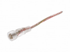 Gniazdo DC hermetyczne Clear RGBW 5-pin 22awg