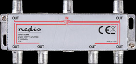 SSPL600ME CATV splitter, 5 - 1000 MHz, outputs: 6, zinc