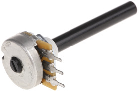 Potencjometr 10kΩ typ Obrotowy Radiohm średnica wału 6 mm 0.4W długość wału 50mm Montaż panelowy