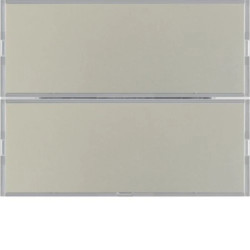 KNX e/s K.x Przycisk 2-kr z polem opis., diod. LED RGB i czuj. temp., stal szl. 80162773