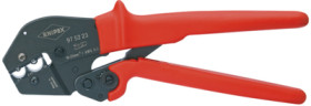 Crimping pliers for non-insulated connector, 16-25 mm², AWG 6-4, Knipex 97 52 23