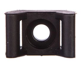 Uchwyt siodełkowy do opasek kablowych czarny 9mm 14,6x22,5mm F=11mm BMSN5497E /100szt./