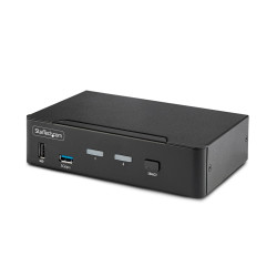 Przełącznik KVM 3.5 mm Stereo D86A2-2-PORT-8K-KVM, 2-portowy USB 1 1, StarTech.com DisplayPort