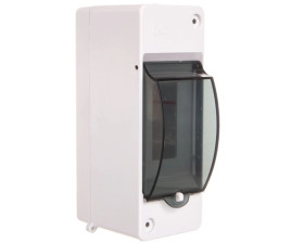 Rozdzielnica modułowa 1x2 natynkowa IP30 MINI S-2 z pokrywą dymną 2302-01