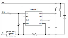 1-Cell or 2-Cell Stand-Alone Fuel Gauge IC