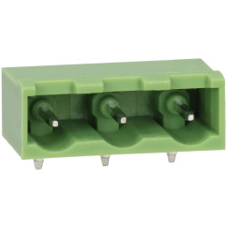 TruConnect 7.5mm Header Right Angle Closed 3 Way Terminal Block