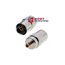 Adapter do tunerów MCX IEC DVB-T Przejście wtyk MCX gniazdo TV
