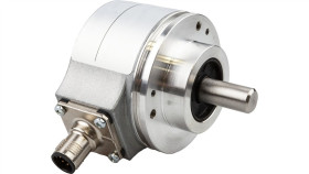 Enkoder Obrotowy, Programowalny, O58mm, Pełny Wał 10Mm, 65536 Impulsów, 5-30V...