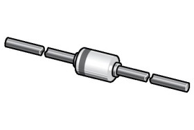 Dioda Zenera 12.2V Montaż powierzchniowy SOD-80C Regulator napięcia 500 mW 0.9V Pojedyncza