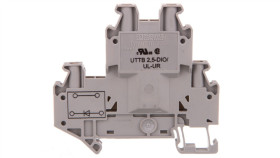 Złączka Szynowa Elementów Kontrolnych 2-Piętrowa 4-Przewodowa 2,5Mm2 Szara...