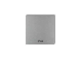 Klawisz pojedynczy do wyłączników IP44 srebrny metalik 7MKLH-1 KARLIK