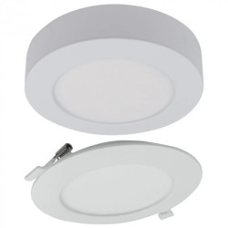 Oprawa downlight CCT 2w1 z ramka 18W 1650lm IP20 okrągły biały EC61081