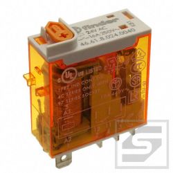 Przekaźnik 46.61.8.024.0054 FINDER 24VAC;16A;1CO;st.AgNi;RTII;45mA;LED