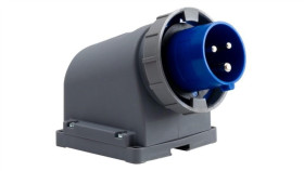 Wtyk Przemysłowy Stały Odbiornikowy 16A 3P /Fe/ Ip67