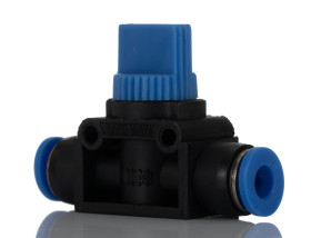 Zawór regulacyjny pneumatyczny Pneumatic Relay z przełącznikiem pokrętnym RS PRO 6mm 2 portowy