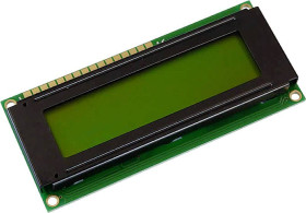 Wyświetlacz LCD Display Elektronik DEM16102SYH-PY żółto-zielony (S x W x G) 80 x 36 x 7.6 mm