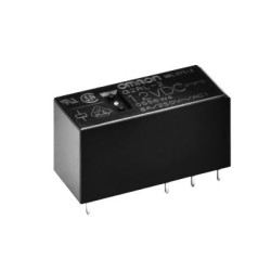 Przekaźnik monostabilny 24V dc DPDT Omron 400mW, montaż PCB 1.44 kΩ