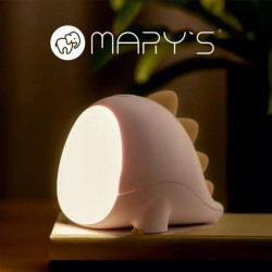 MARYS lampka nocna LED Dino różowy MW20533