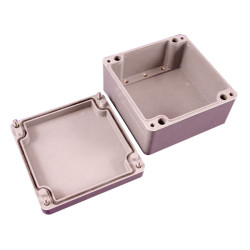 Hammond 1590ZGRP161 Glass Reinforced Polyester Enclosure 160x160x90mm Grey