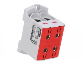 Złączka OTL95-2 kolor czerwony 2xAl/Cu 6-95mm² 1000V AC / 1500V DC Zacisk uniwersalny MAA2095R10